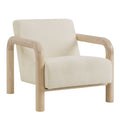 Sereno Boucle Accent Chair - EEI-7391-CRE-OAK