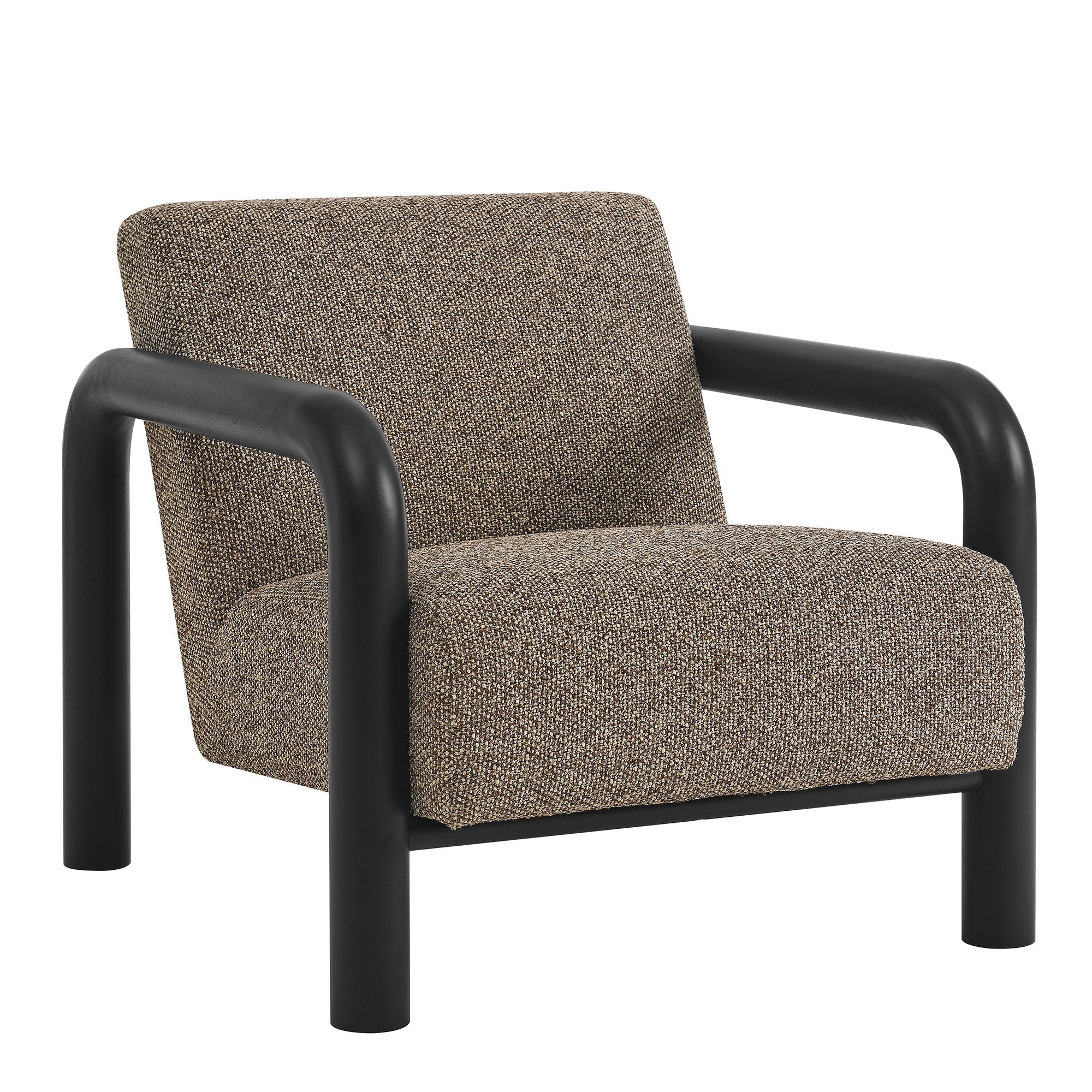 Sereno Boucle Accent Chair - EEI-7391-ETH-BLK