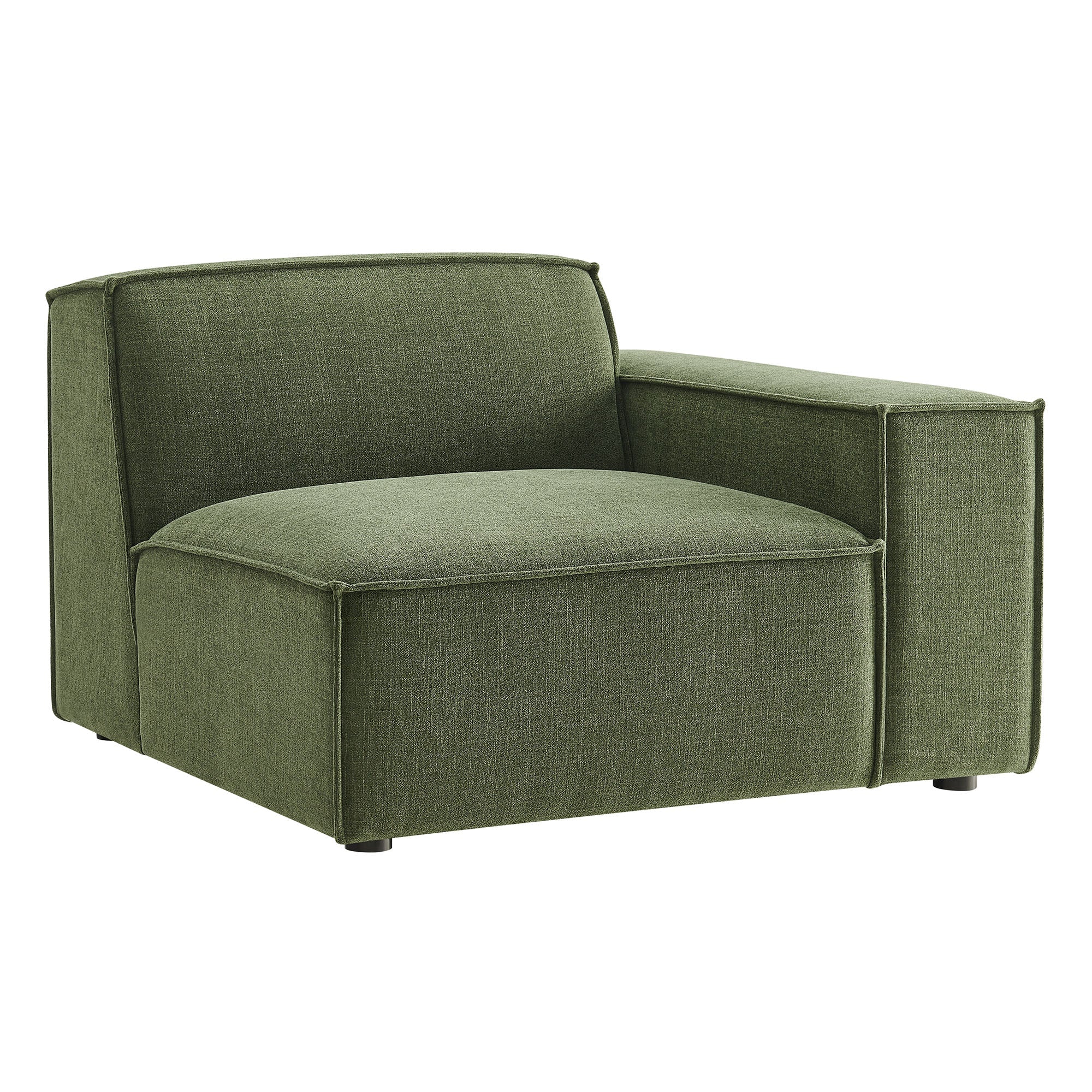 Restore Performance Fabric Upholstered Right-Facing Modular Lounge Chair - EEI-7397-FOL
