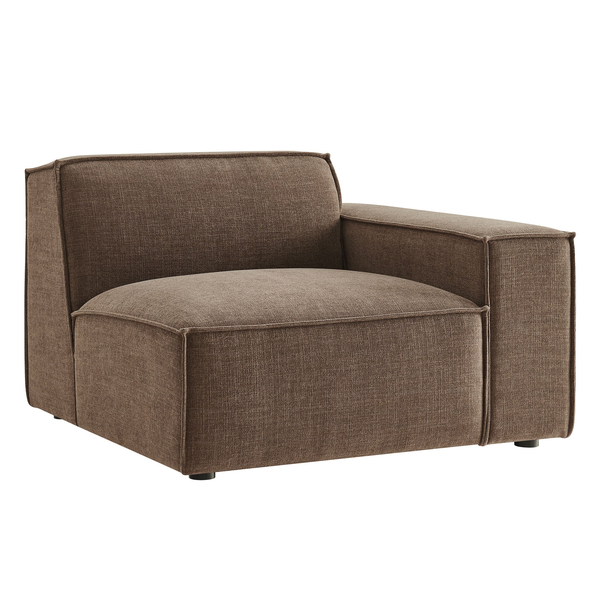 Restore Performance Fabric Upholstered Right-Facing Modular Lounge Chair - EEI-7397-MOC