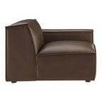 Restore Vegan Leather Right-Facing Modular Lounge Chair