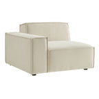 Restore Performance Fabric Upholstered Left-Facing Modular Lounge Chair