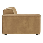 Restore Vegan Leather Left-Facing Modular Lounge Chair