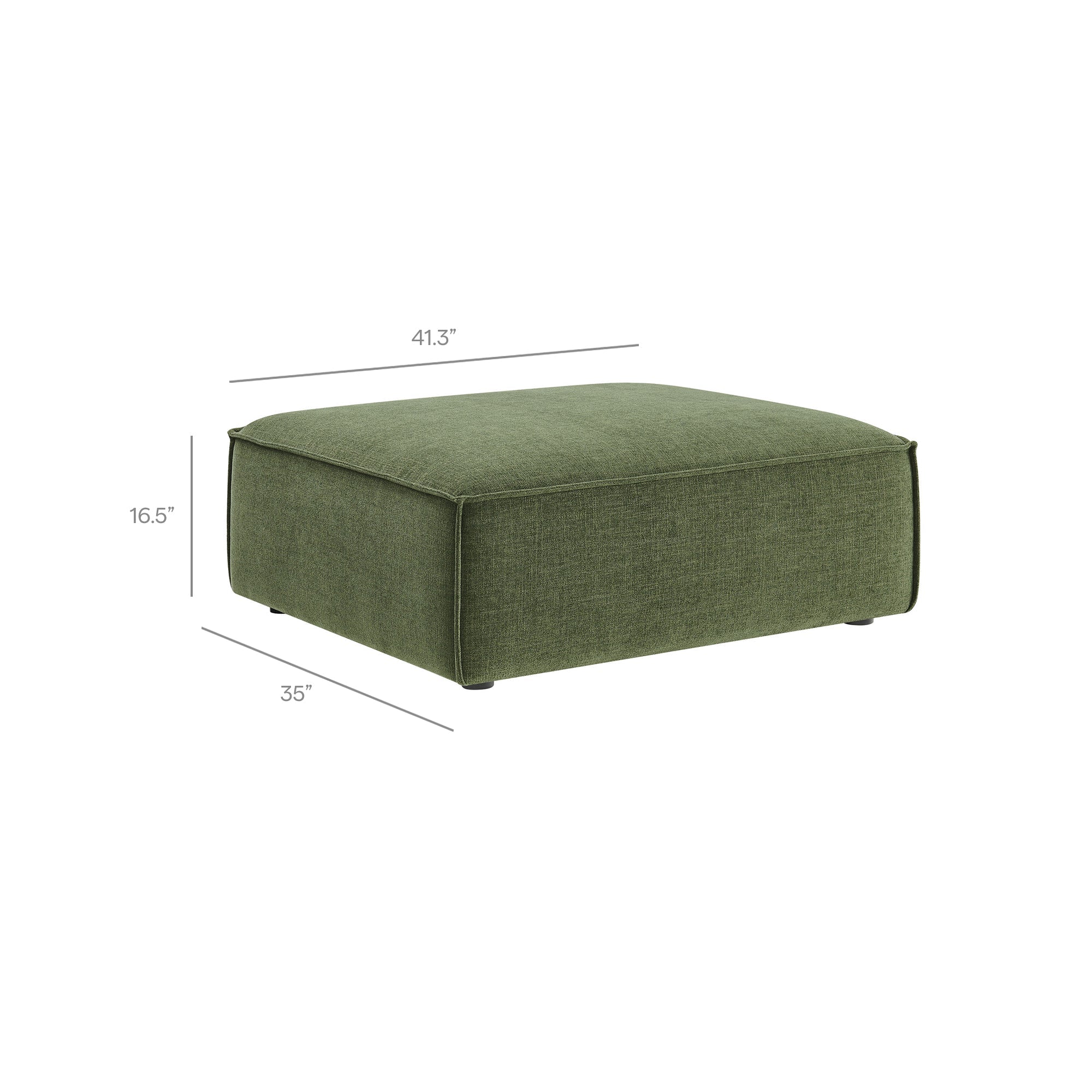 Restore Performance Fabric Upholstered Modular Ottoman