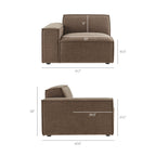 Restore 2-Piece Performance Fabric Upholstered Modular Loveseat