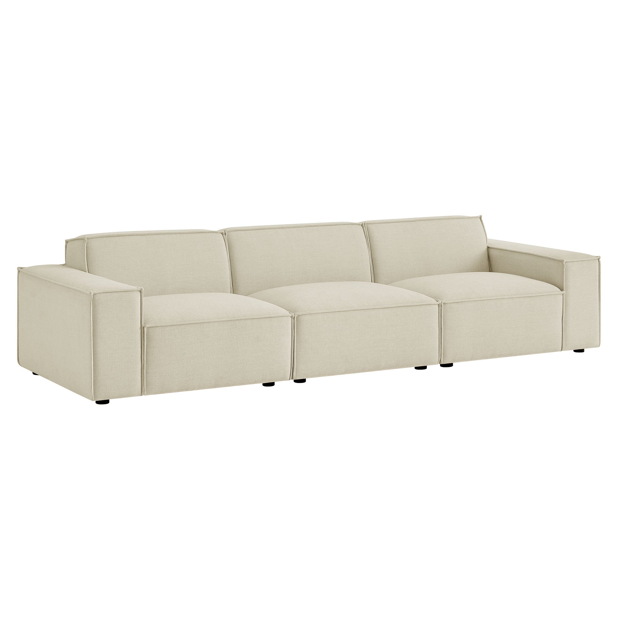 Restore 3-Piece Performance Fabric Upholstered Modular Sofa Set - EEI-7407-ECR