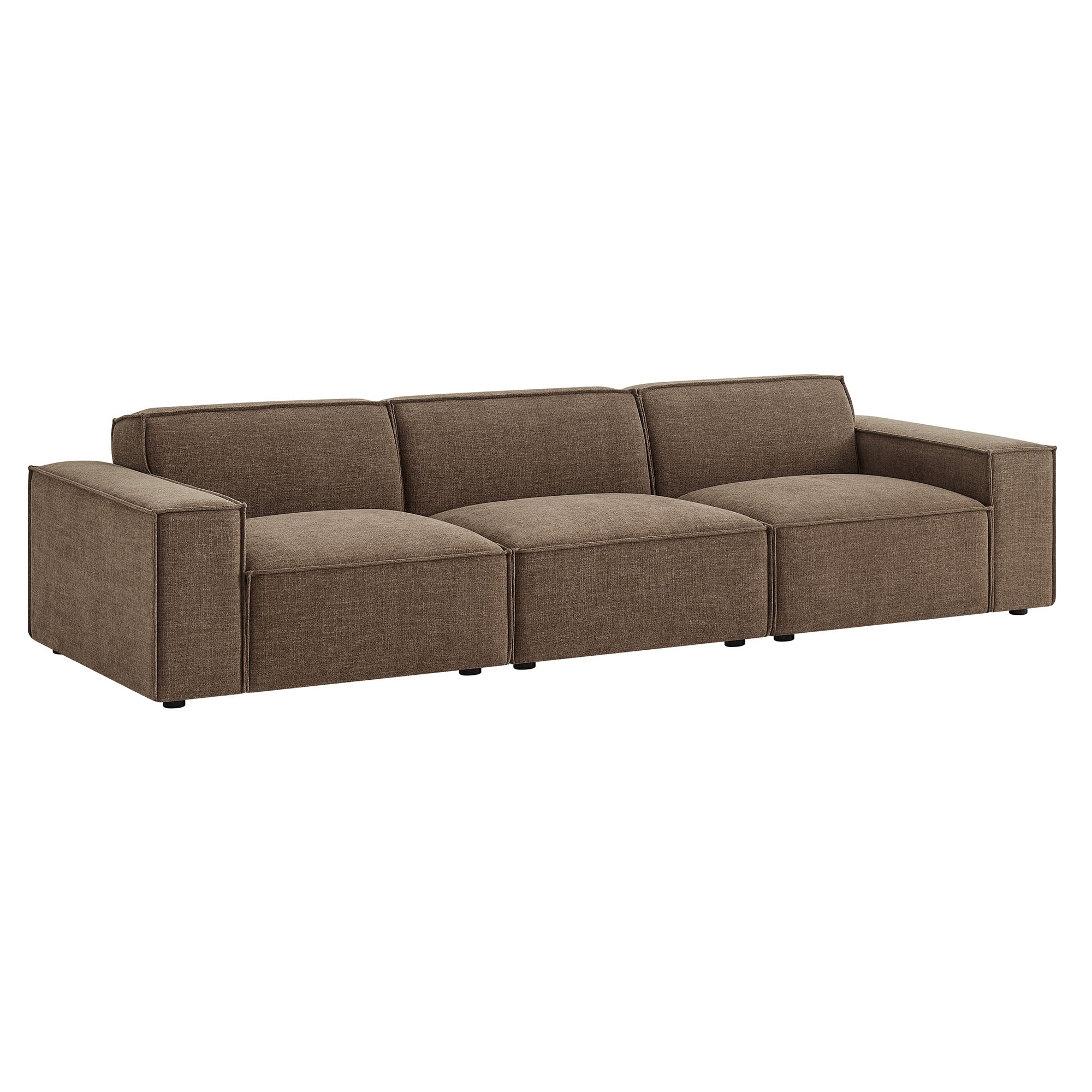 Restore 3-Piece Performance Fabric Upholstered Modular Sofa Set - EEI-7407-MOC