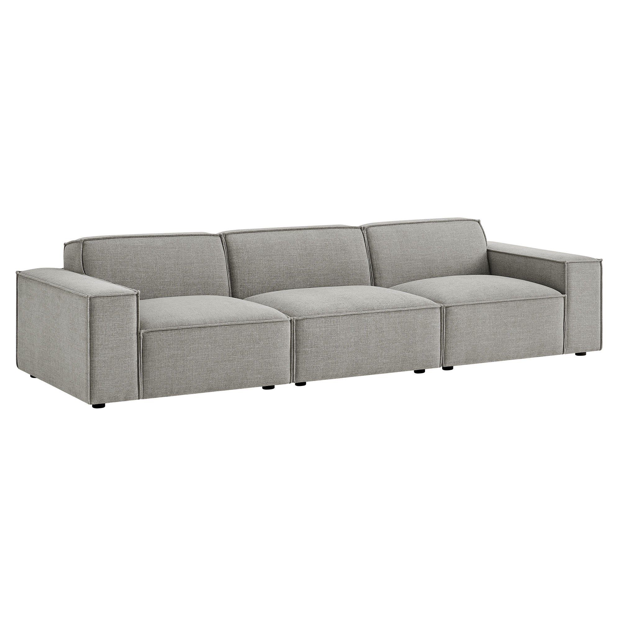 Restore 3-Piece Performance Fabric Upholstered Modular Sofa Set - EEI-7407-PEW