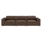 Restore 3-Piece Vegan Leather Modular Sofa Set