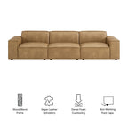 Restore 6-Piece Vegan Leather Modular Sectional Sofa