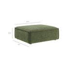 Restore 4-Piece Performance Fabric Upholstered Modular Sofa Set with Ottoman