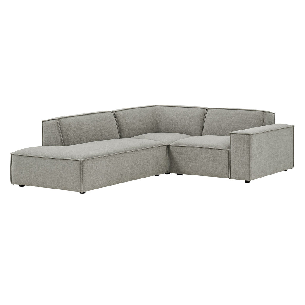 Restore 5-Piece Performance Fabric Upholstered Modular L-Shaped Sofa