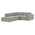 Restore 5-Piece Performance Fabric Upholstered Modular L-Shaped Sofa