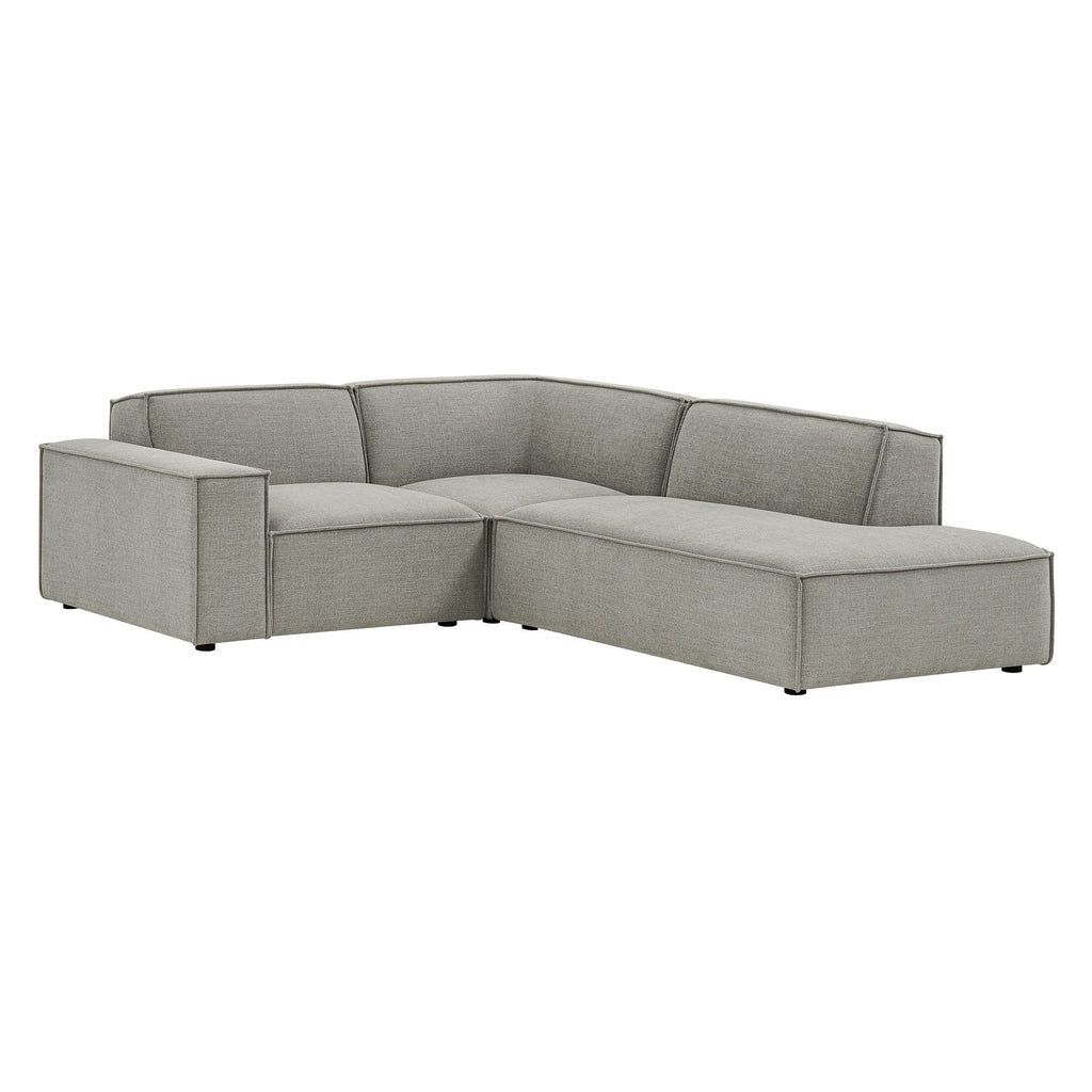 Restore 5-Piece Performance Fabric Upholstered Modular L-Shaped Sofa