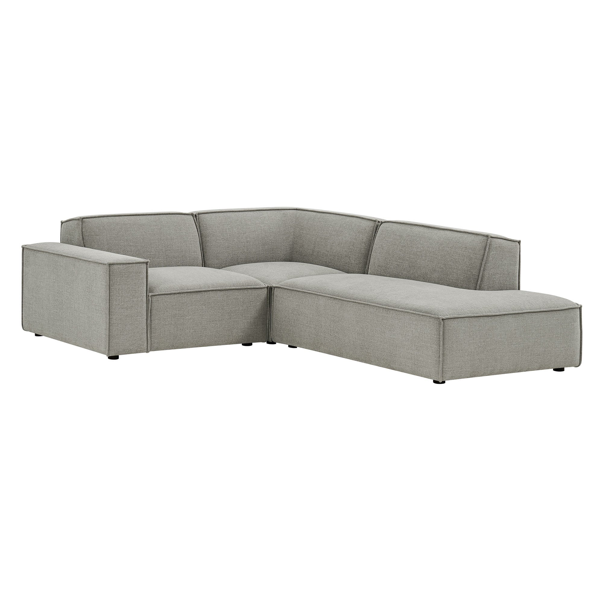 Restore 5-Piece Performance Fabric Upholstered Modular L-Shaped Sofa