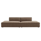 Restore 2-Piece Performance Fabric Upholstered Modular Loveseat