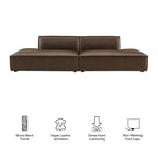 Restore 6-Piece Vegan Leather Modular Sectional Sofa