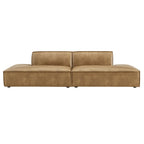 Restore 2-Piece Vegan Leather Modular Loveseat