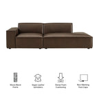 Restore 6-Piece Vegan Leather Modular Sectional Sofa