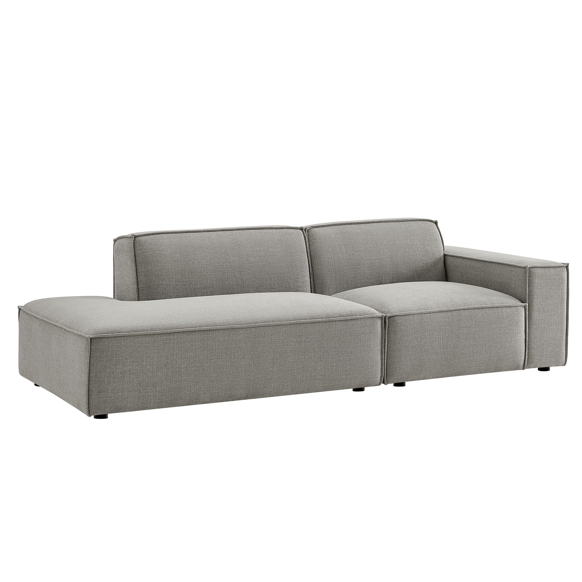 Restore 2-Piece Performance Fabric Upholstered Modular Loveseat - EEI-7427-PEW