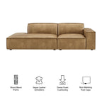 Restore 6-Piece Vegan Leather Modular Sectional Sofa