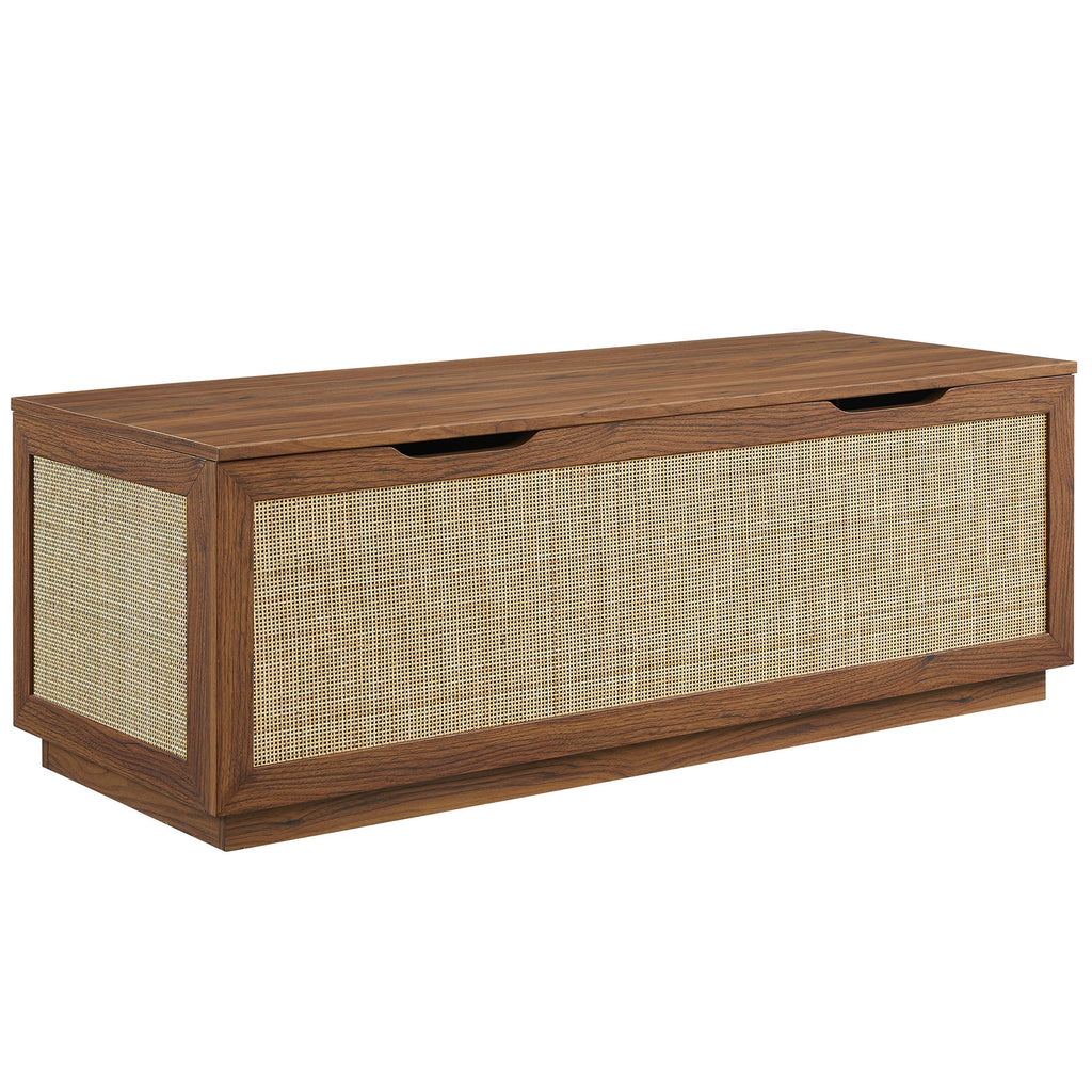 Soma Fluted 3-in-1 Hall Tree With Storage Bench and Coat Rack