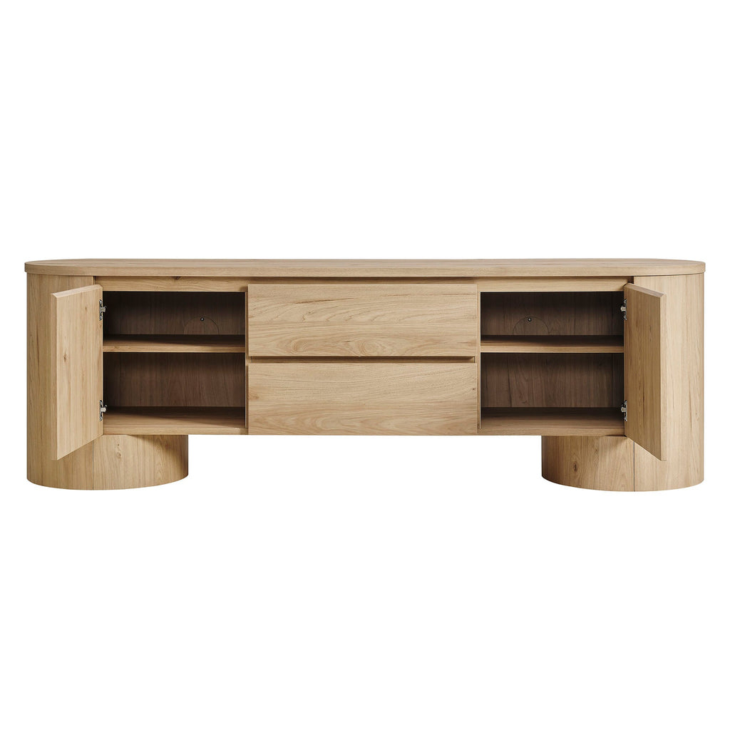 Duval 71 Inch Oval TV Cabinet