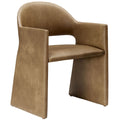 Talia Vegan Leather Dining Armchair - EEI-7442-TST