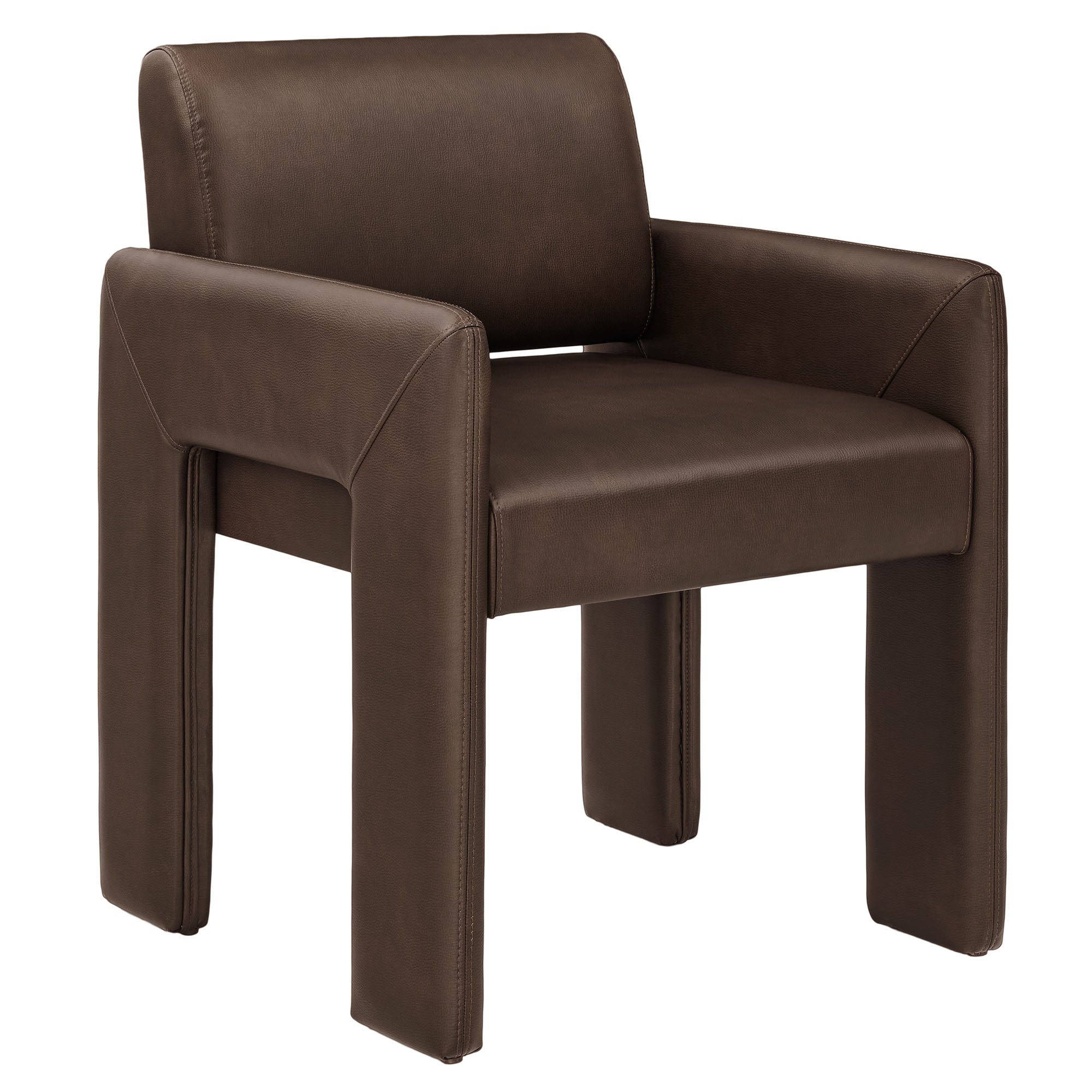 Daven Vegan Leather Dining Armchair - EEI-7443-ESP