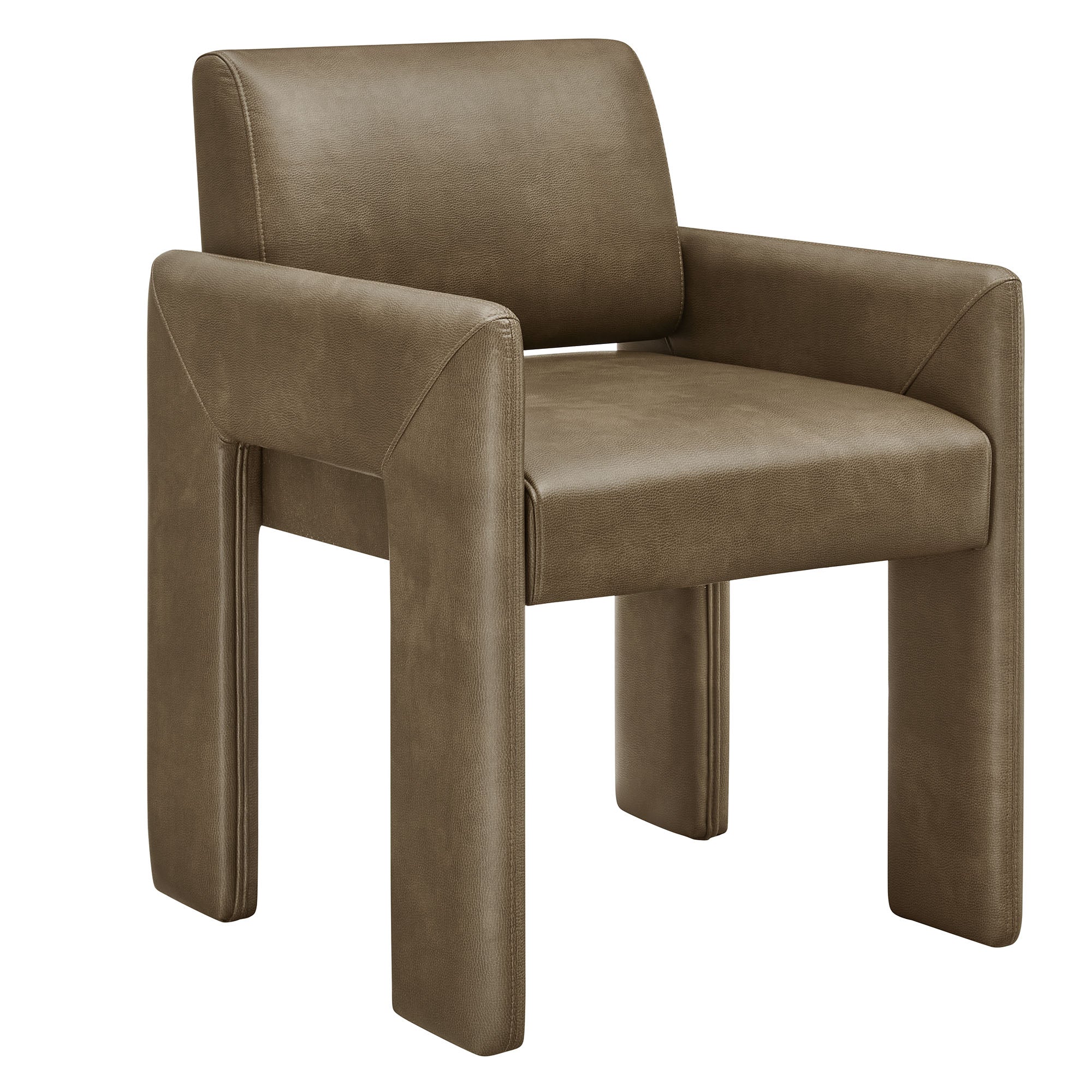 Daven Vegan Leather Dining Armchair - EEI-7443-MUS