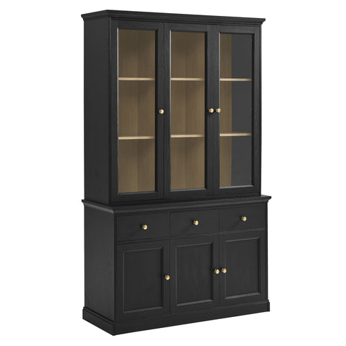 Amara 79 Inch Large Storage Display Cabinet
