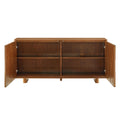 Foundry 71" Woven Design Buffet Storage Cabinet