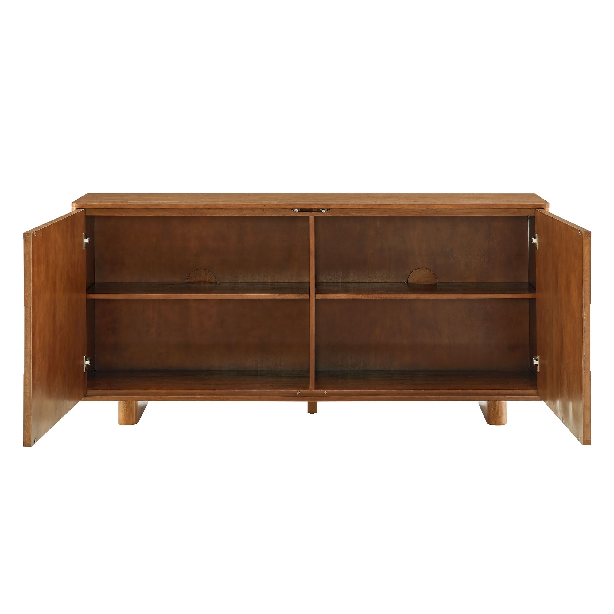 Foundry 71" Woven Design Buffet Storage Cabinet