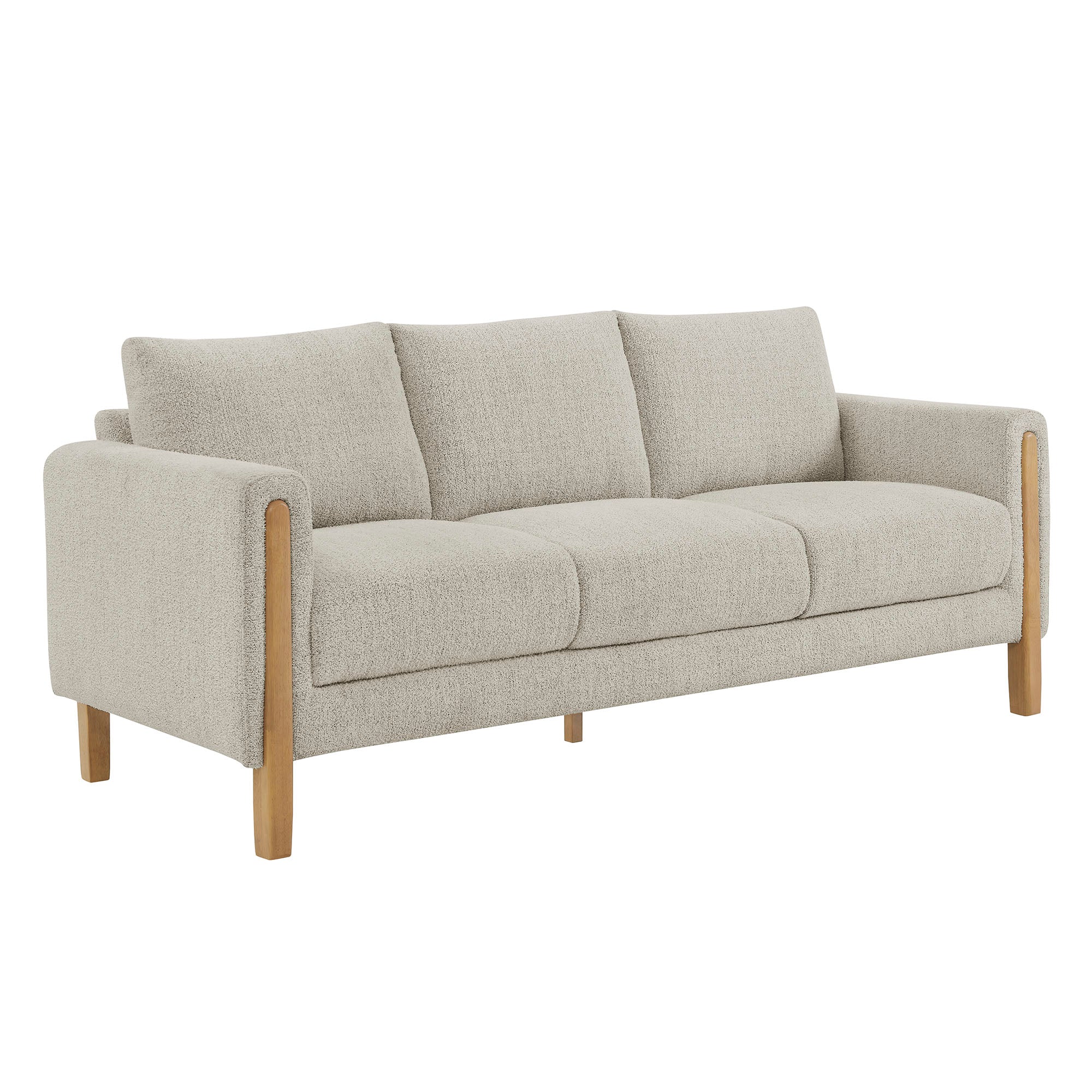 Hawken Boucle Fabric Sofa - EEI-7461-PCH-BEE