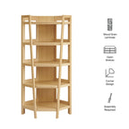 Bixby 71 Inch Corner Bookshelf