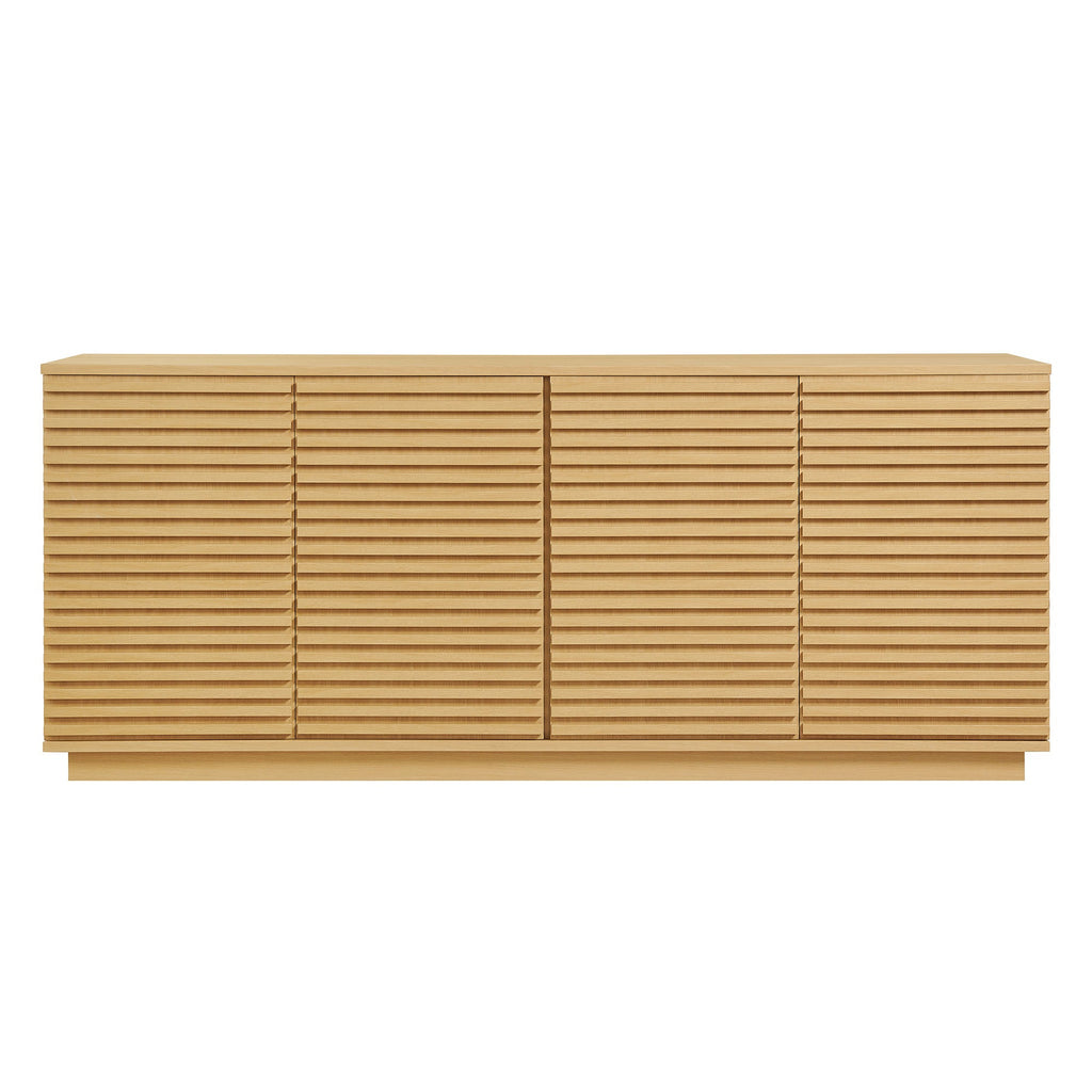 Render 4-Door Fluted Sideboard Cabinet TV Stand