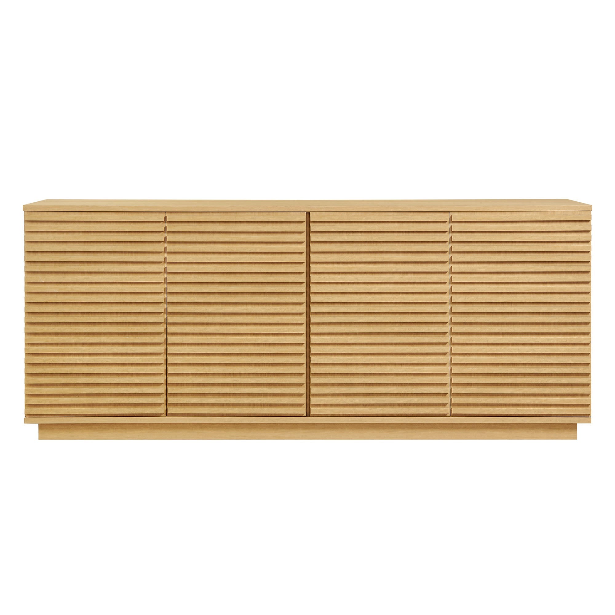 Render 4-Door Fluted Sideboard Cabinet TV Stand
