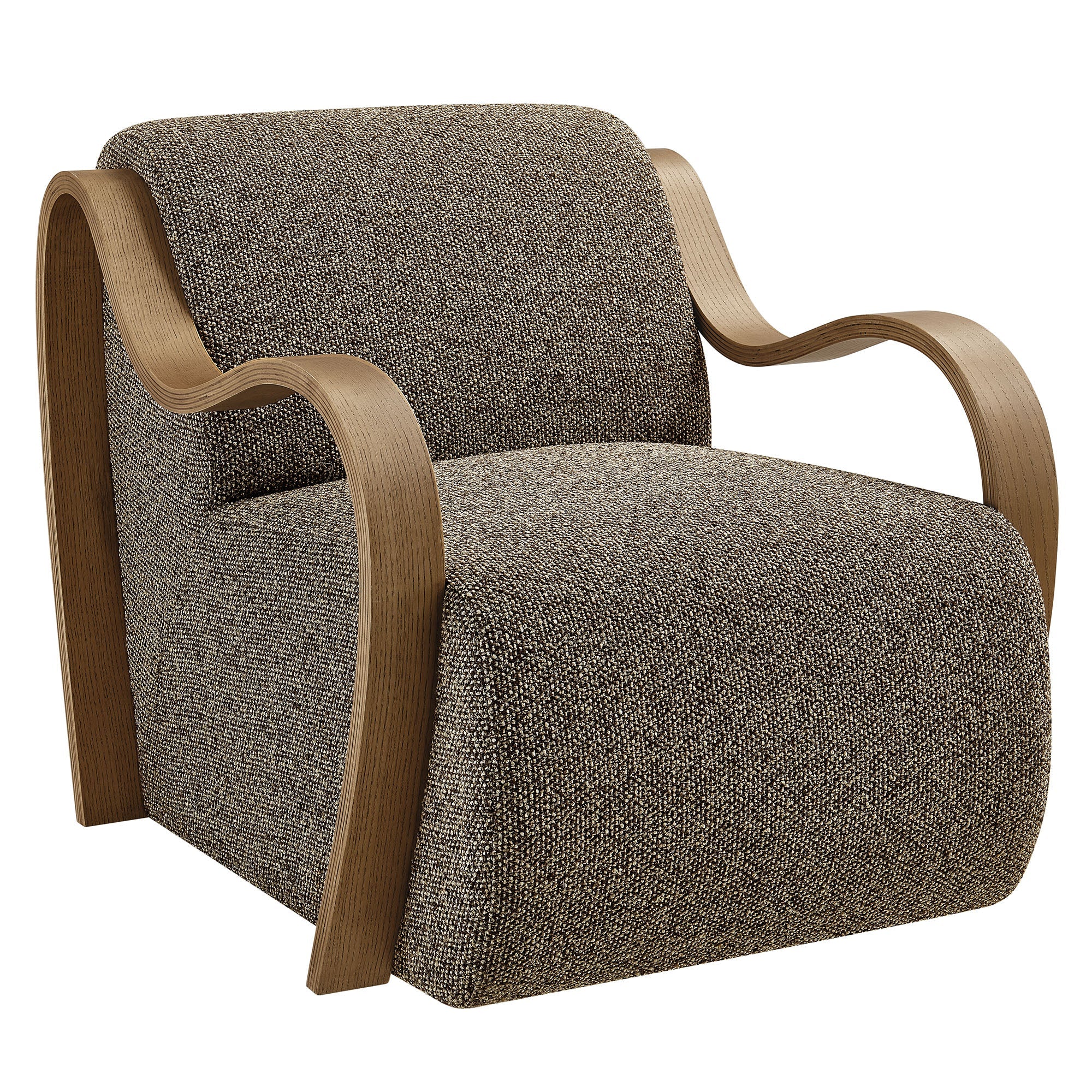Atrium Lattice Boucle Accent Armchair - EEI-7490-ETH