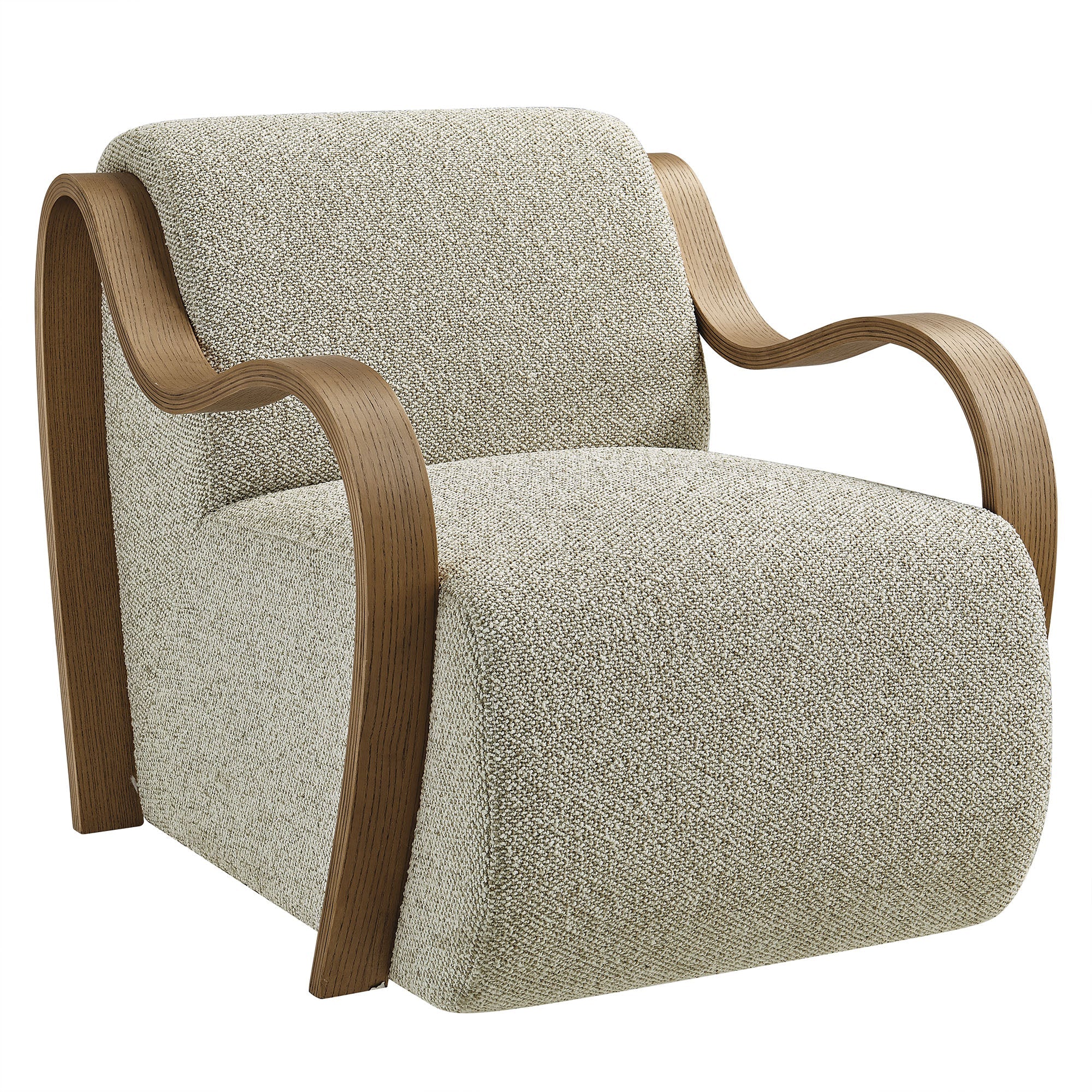 Atrium Lattice Boucle Accent Armchair - EEI-7490-MRB
