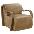 Atrium Vegan Leather Accent Armchair - EEI-7491-TST