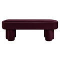 Mossi Oval Performance Velvet Accent Bench