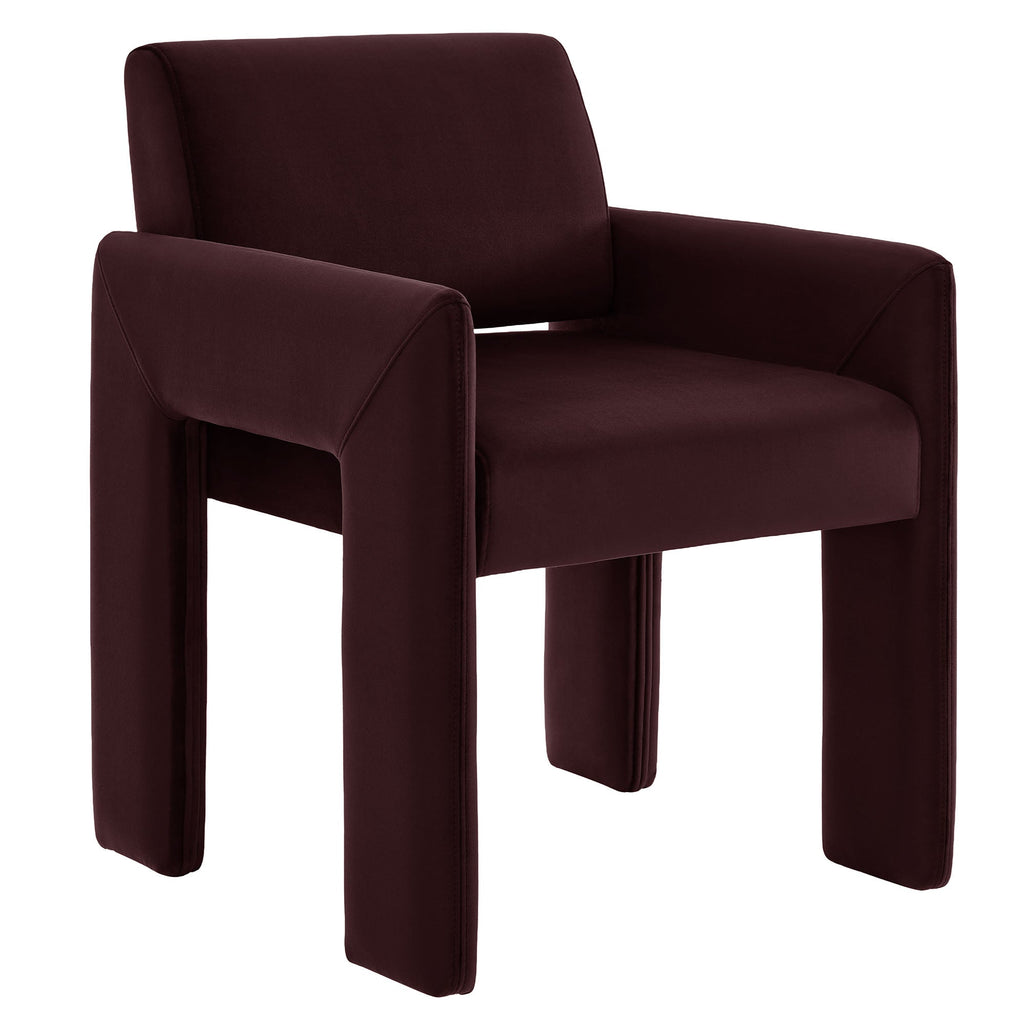 Daven Stain-Resistant Performance Velvet Dining Armchair - EEI-7525-MUL