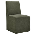 Tessera Upholstered Linen-Blend Slipcovered Dining Chair - EEI-7528-SGE