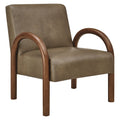 Lunet Faux Leather Upholstered Accent Chair - EEI-7530-MUS