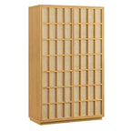 Aiko 64 Inch Tall Japandi Storage Cabinet