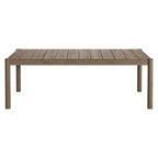 Eleni 89-Inch Outdoor Patio Teak Wood Dining Table