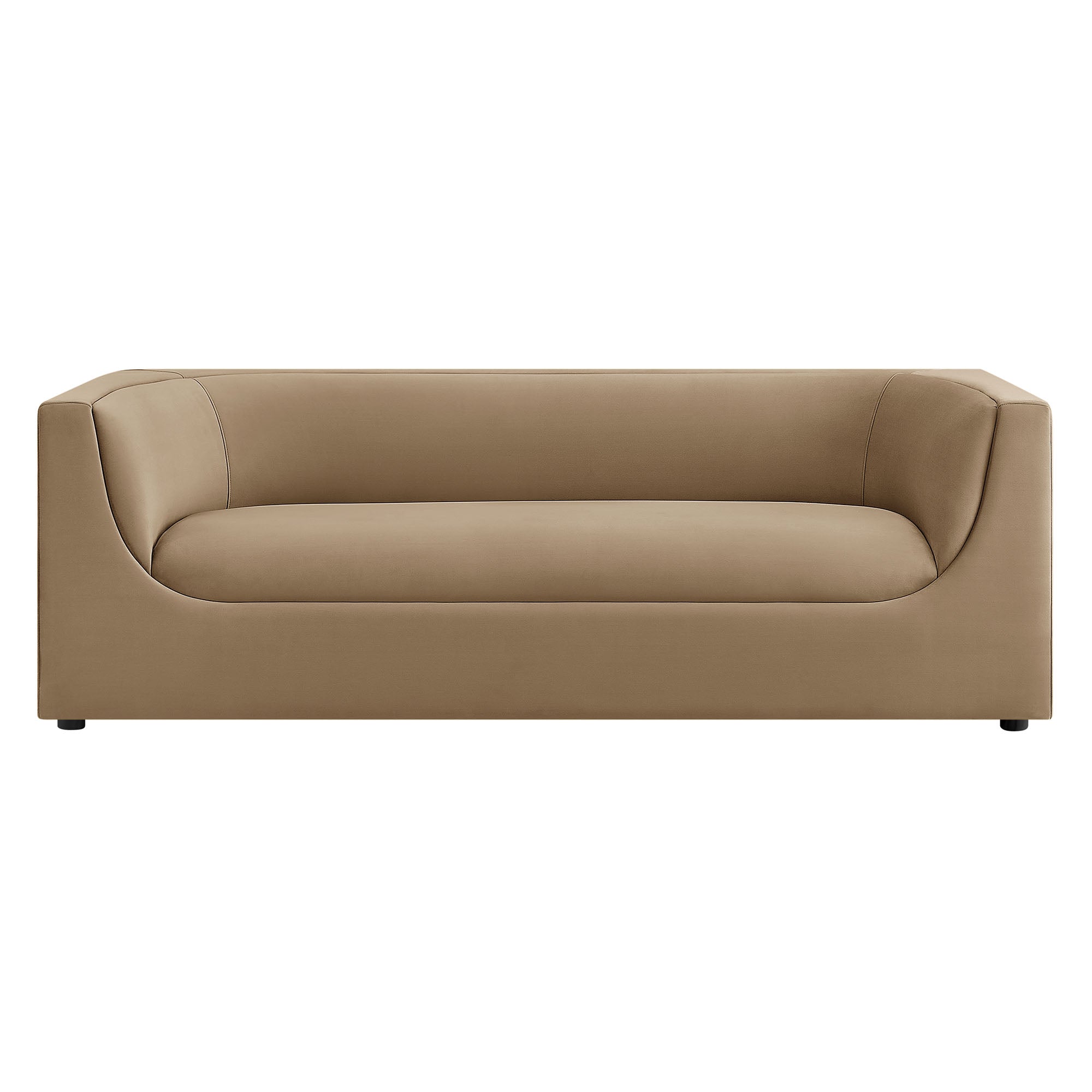 Hilda 86" Curved Back Performance Velvet Sofa