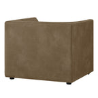Hilda Curved Back Vegan Leather Armchair