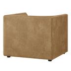 Hilda Curved Back Vegan Leather Armchair
