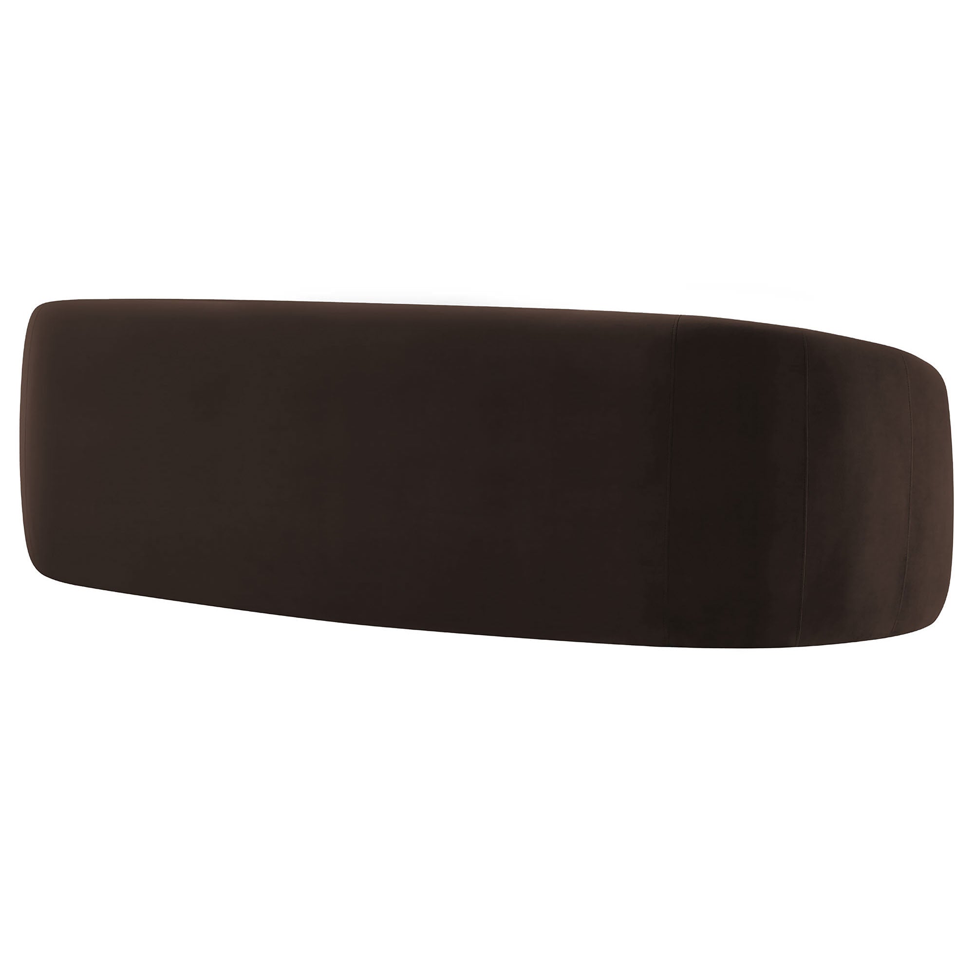 Contessa Curved Performance Velvet Sofa